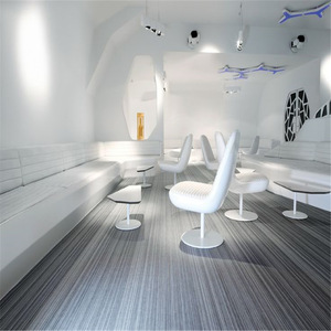 Black&White Image of vinyl flooring in the leisure room