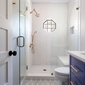 Image showing compact bathroom interior